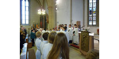 Festgottesdienst zum 50jahrigen Priesterjubiläum von Stadtpfarrer i.R. Geistlichen Rat Ulrich Trzeciok (Foto: Karl-Franz Thiede)